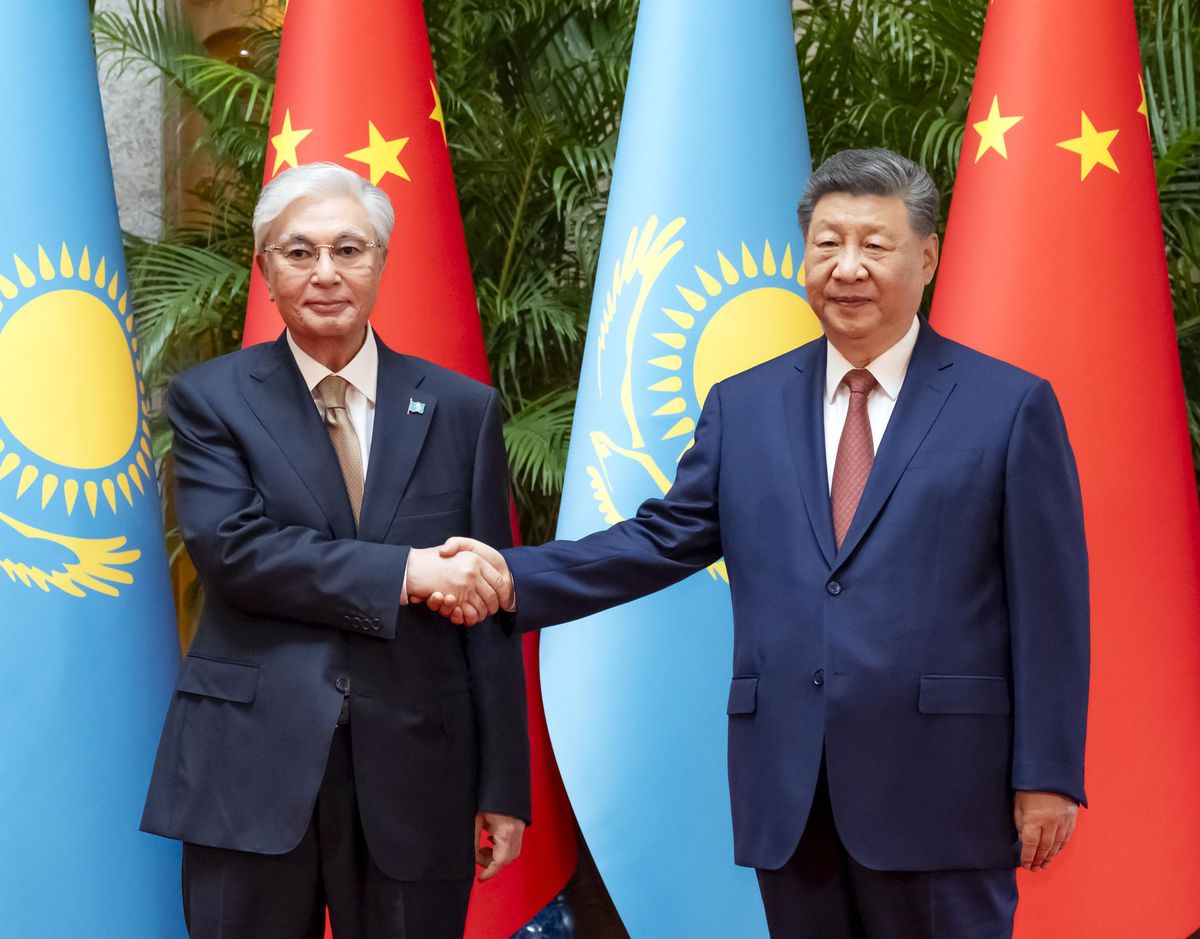 Albüm: Çin Cumhurbaşkanı Xi, Shanghai'da Kazakistan Cumhurbaşkanı Tokayev ile Görüştü