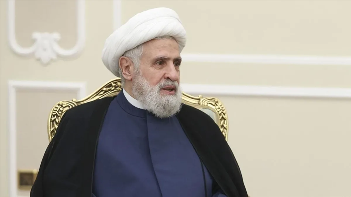 Hizbullah Lideri Kasım'dan zafer mesajı: "Sömürgecilik planları başarısızlıkla sonuçlandı"