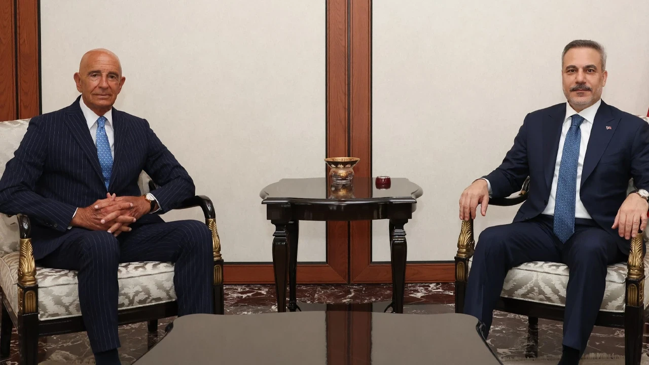 Hakan Fidan, Tom Barrack'ı kabul etti