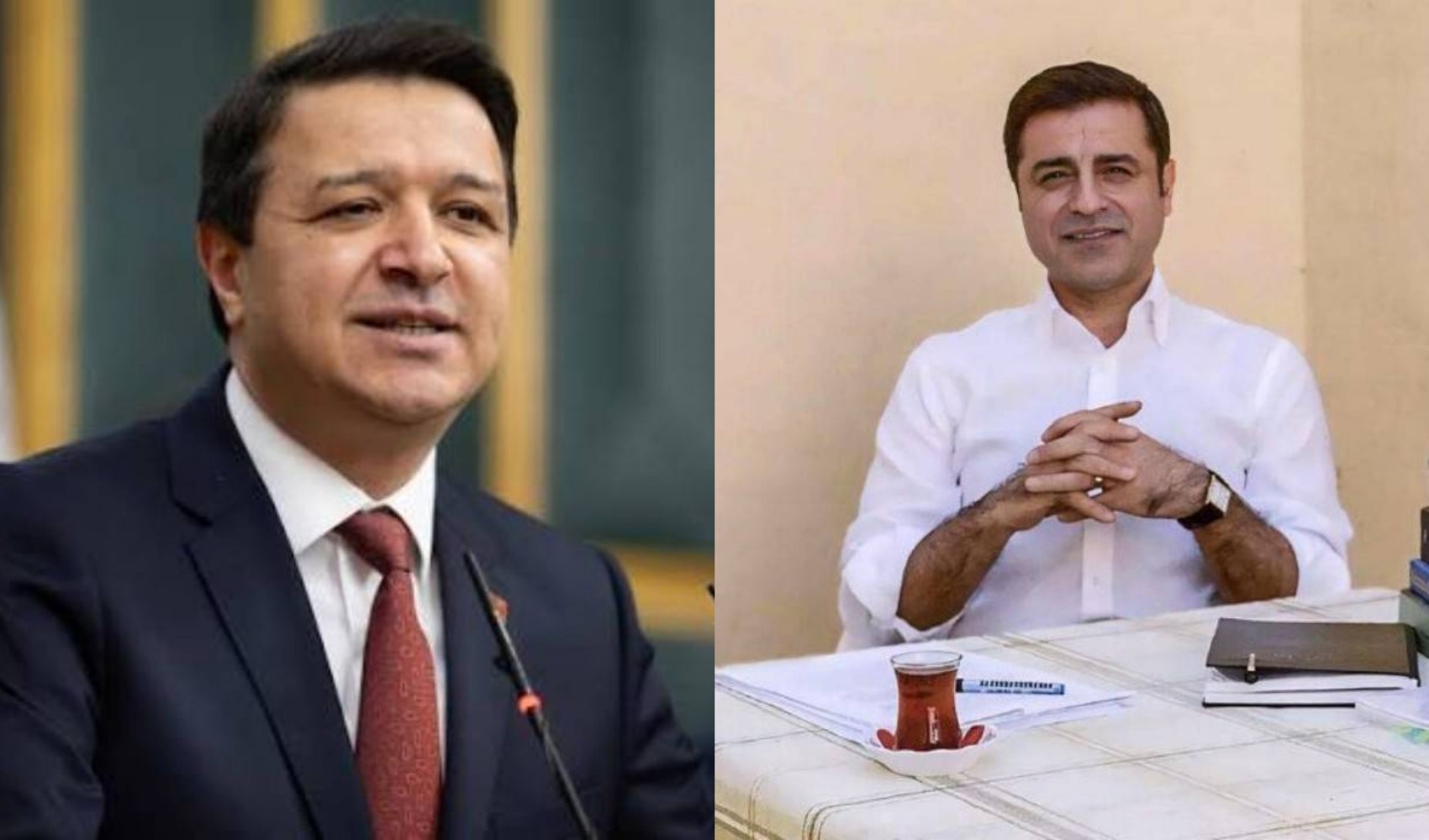 Saadet Partisi'nden sürpriz ziyaret: Arıkan, Selahattin Demirtaş ile bir araya geldi