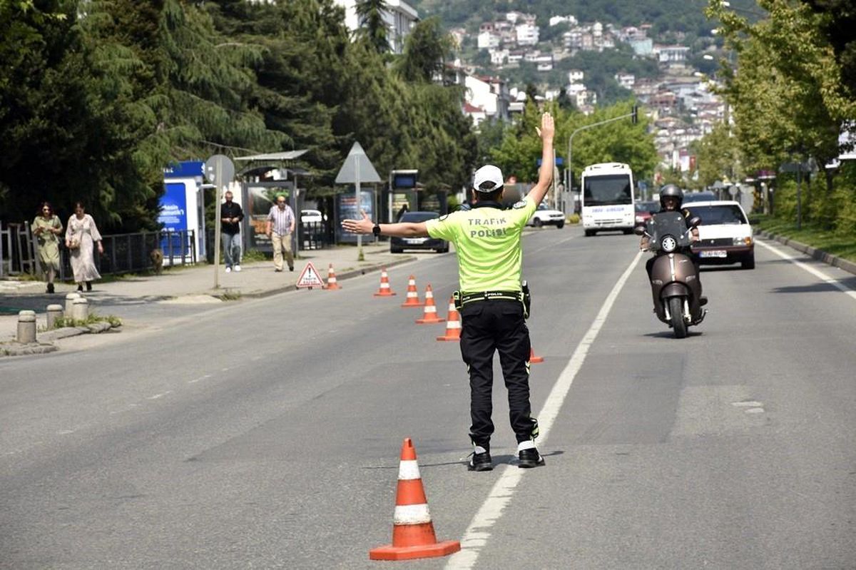 Ordu'da bir haftada 18 bine yakın araç ve sürücüsü denetlendi