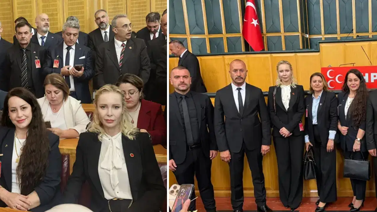 İbrahim Tatlıses'in eski eşi Ayşegül Yıldız MHP'ye katıldı