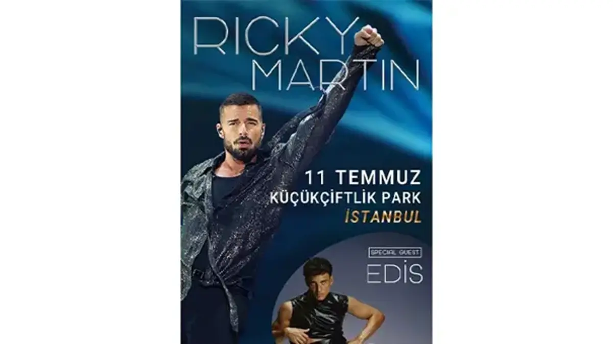 Ricky Martin 15 yıl aradan sonra yeniden İstanbul'da
