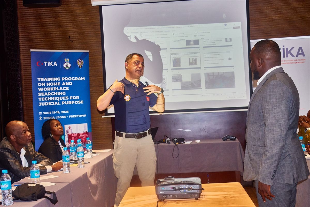 TİKA ve Emniyet Genel Müdürlüğünden Sierra Leone polisine eğitim