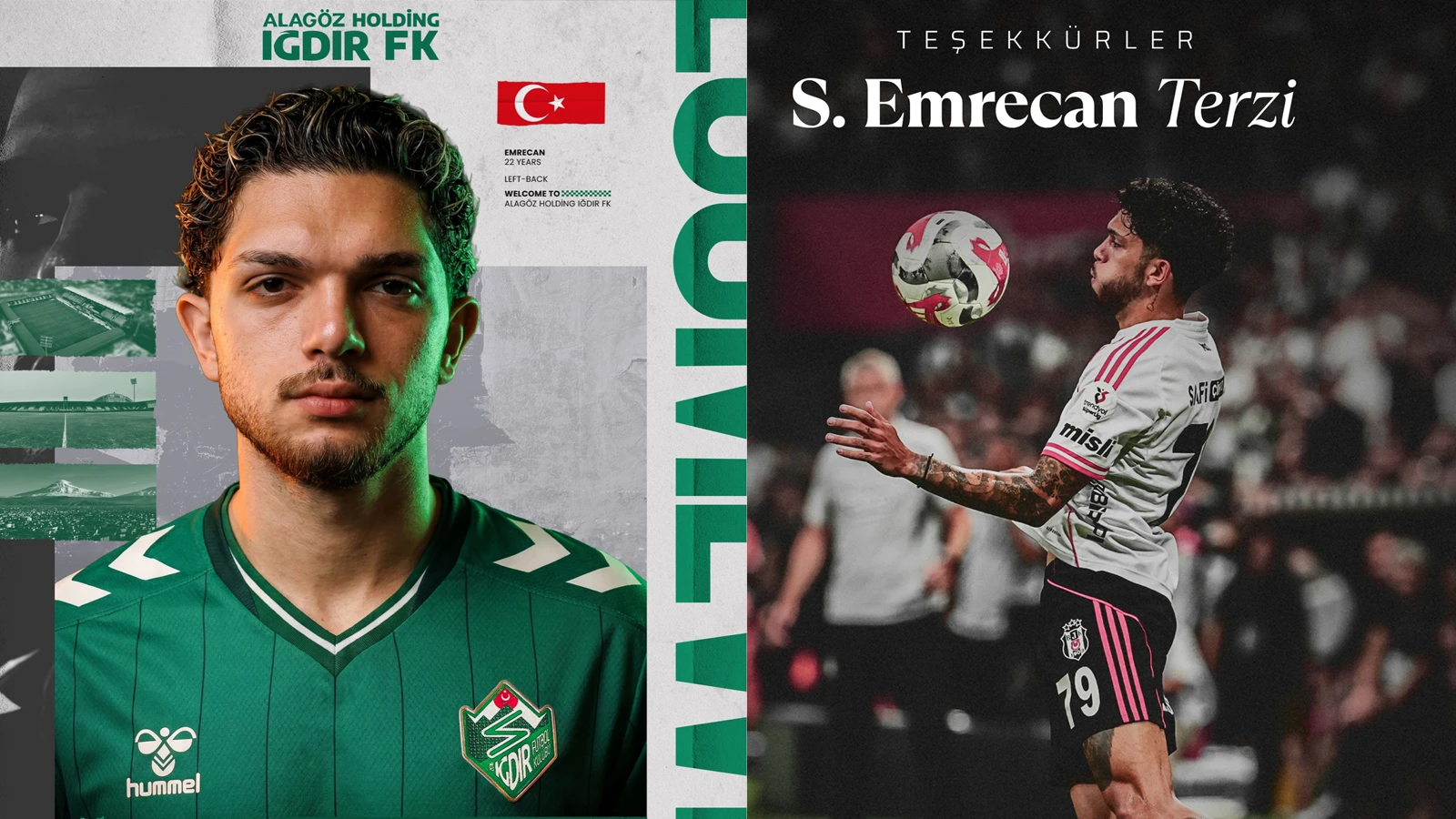 Iğdır FK, sol bekini Beşiktaş'tan transfer etti