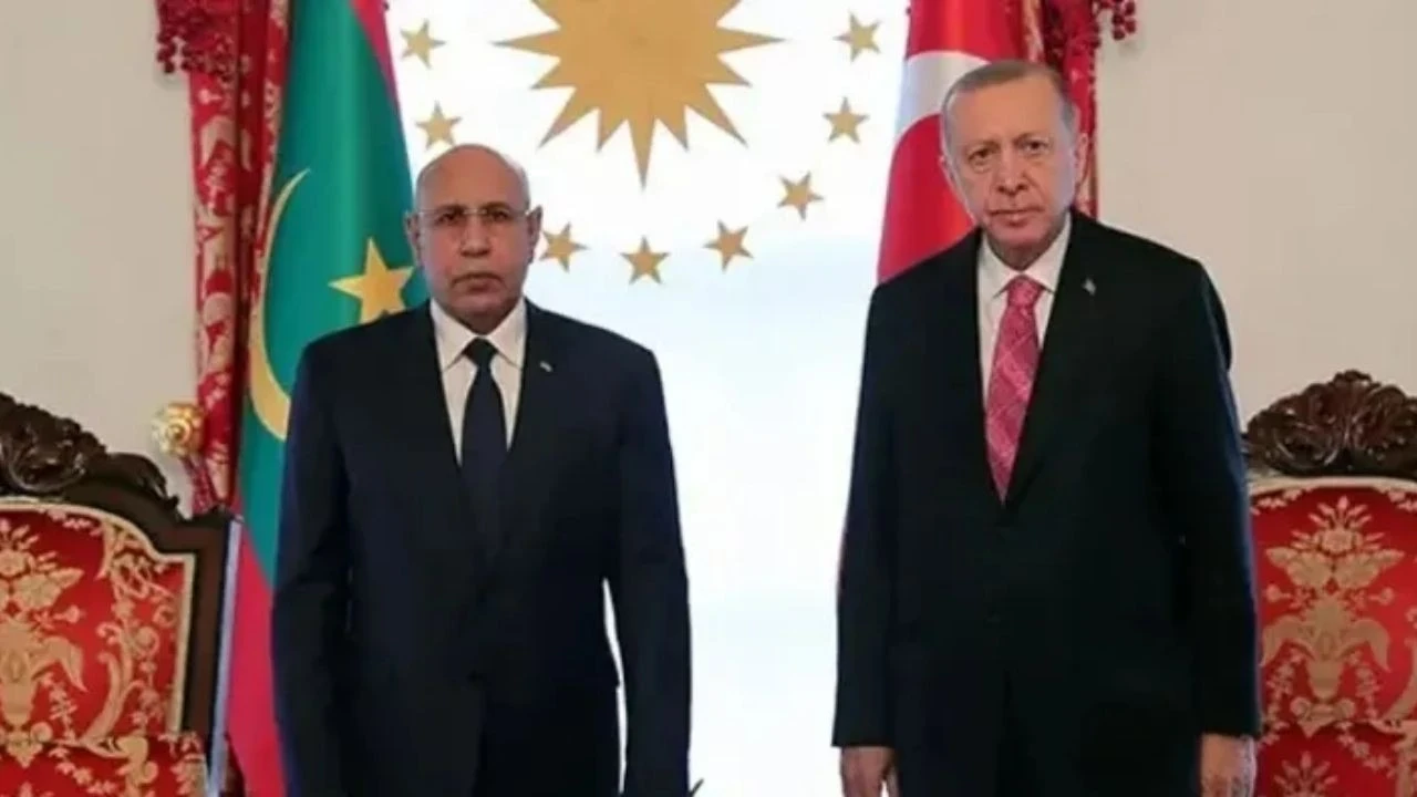Cumhurbaşkanı Erdoğan, Moritanya Cumhurbaşkanı Muhammed Ould Şeyh El Ghazouani ile görüştü