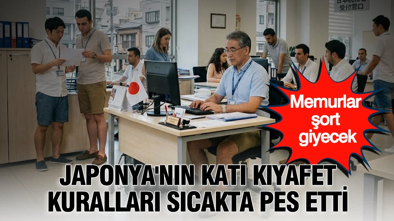 Japonya'nın katı kıyafet kuralları sıcakta pes etti: Memurlar şort giyecek