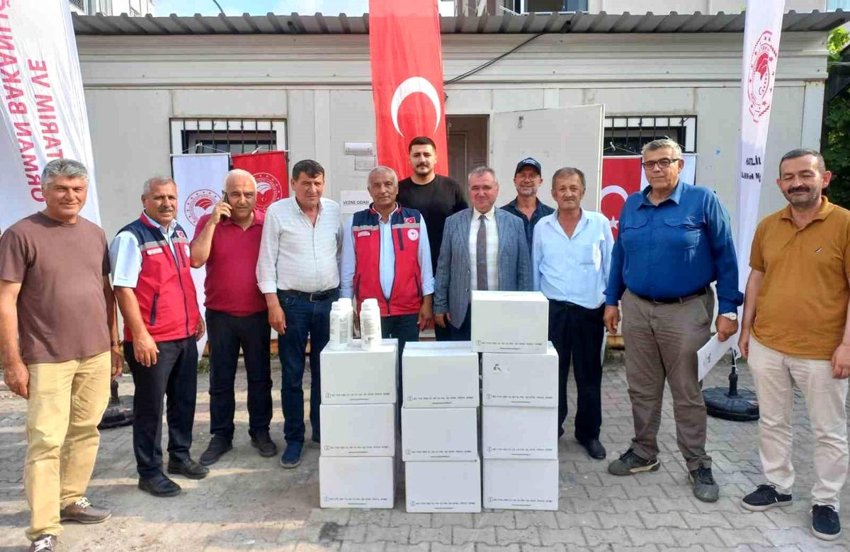 Erzin'de turunçgil üreticilerine portakal yağı desteği