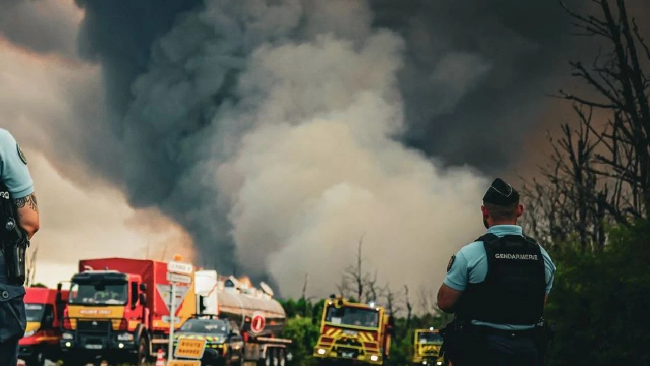 Fransa yangınlarla boğuşuyor; 12 bin kişi tahliye edildi, AB'den destek istendi