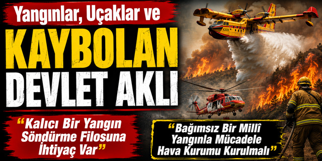 Yangınlar, Uçaklar ve Kaybolan Devlet Aklı
