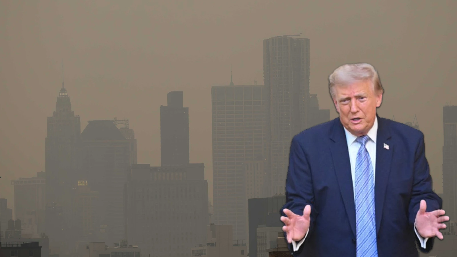 Kanada'daki orman yangınlarının dumanı ABD'ye ulaştı! Trump'tan gümrük vergisi tehdidi