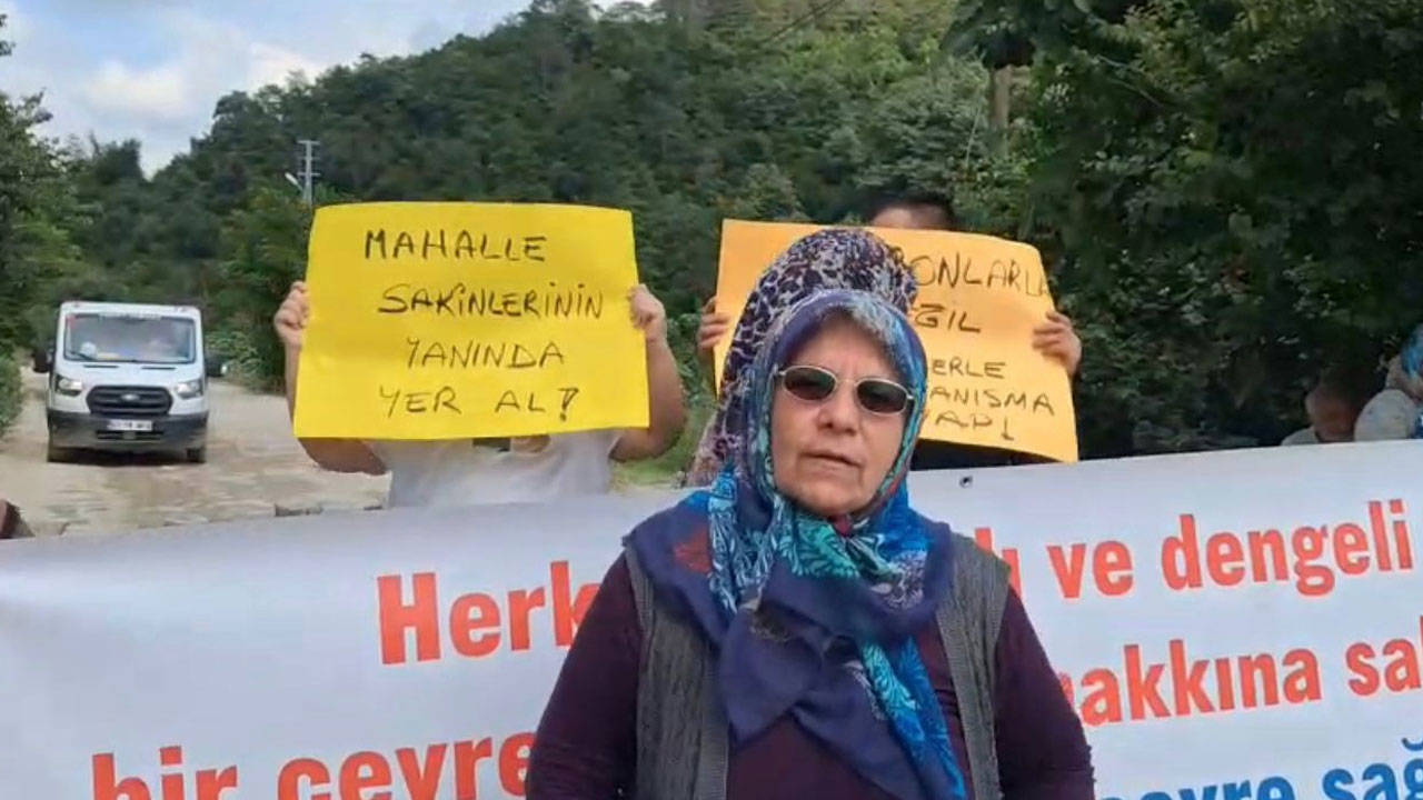 Karadeniz Ereğli'de yol kapama eylemi