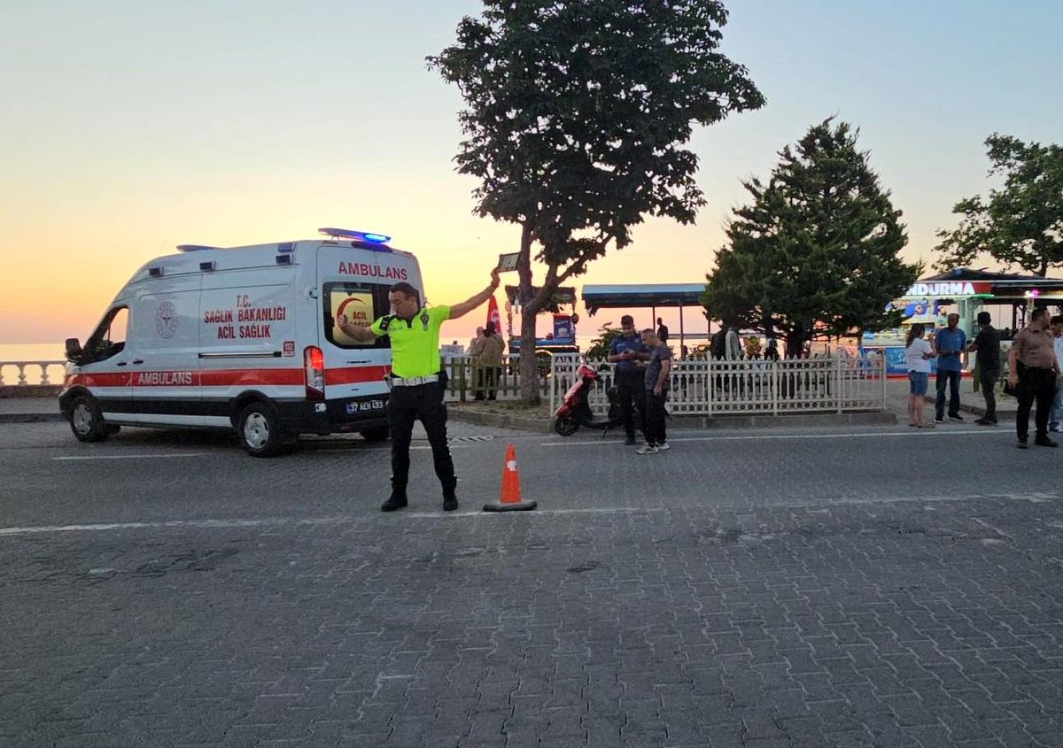 Kastamonu'da yayaya çarpan motosikletin sürücüsü yaralandı