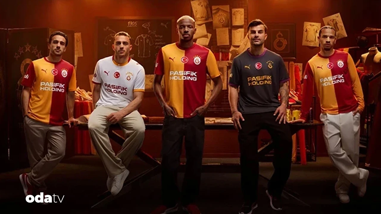 Galatasaray yeni formalarını tanıttı: Hedef 27 sloganı