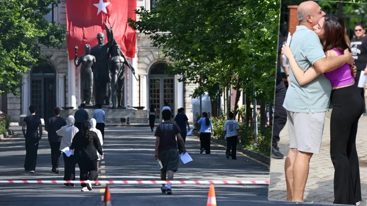 Üniversite sınavında ikinci gün heyecanı!