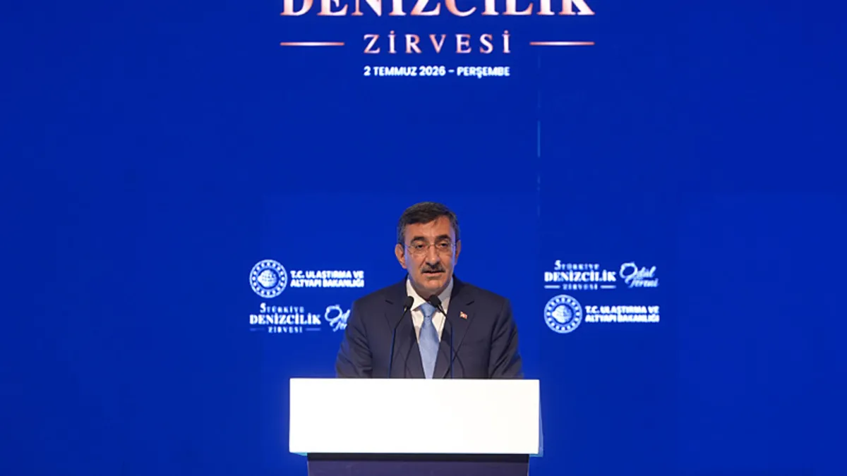Cumhurbaşkanı Yardımcısı Yılmaz, 5. Türkiye Denizcilik Zirvesi Gala Yemeği’nde konuştu
