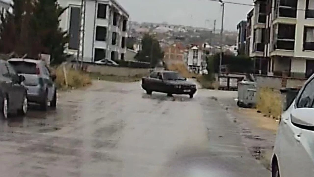 Drift atan sürücüye ceza yağdı!