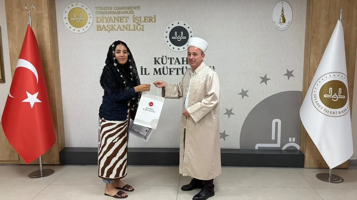 Meksika'dan Kütahya'ya uzanan hidayet yolculuğu! Kelime-i şehadet getirerek Müslüman oldu