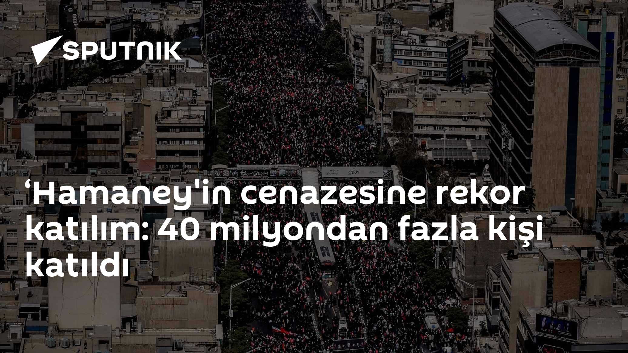 ‘Hamaney'in cenazesine rekor katılım: 40 milyondan fazla kişi katıldı