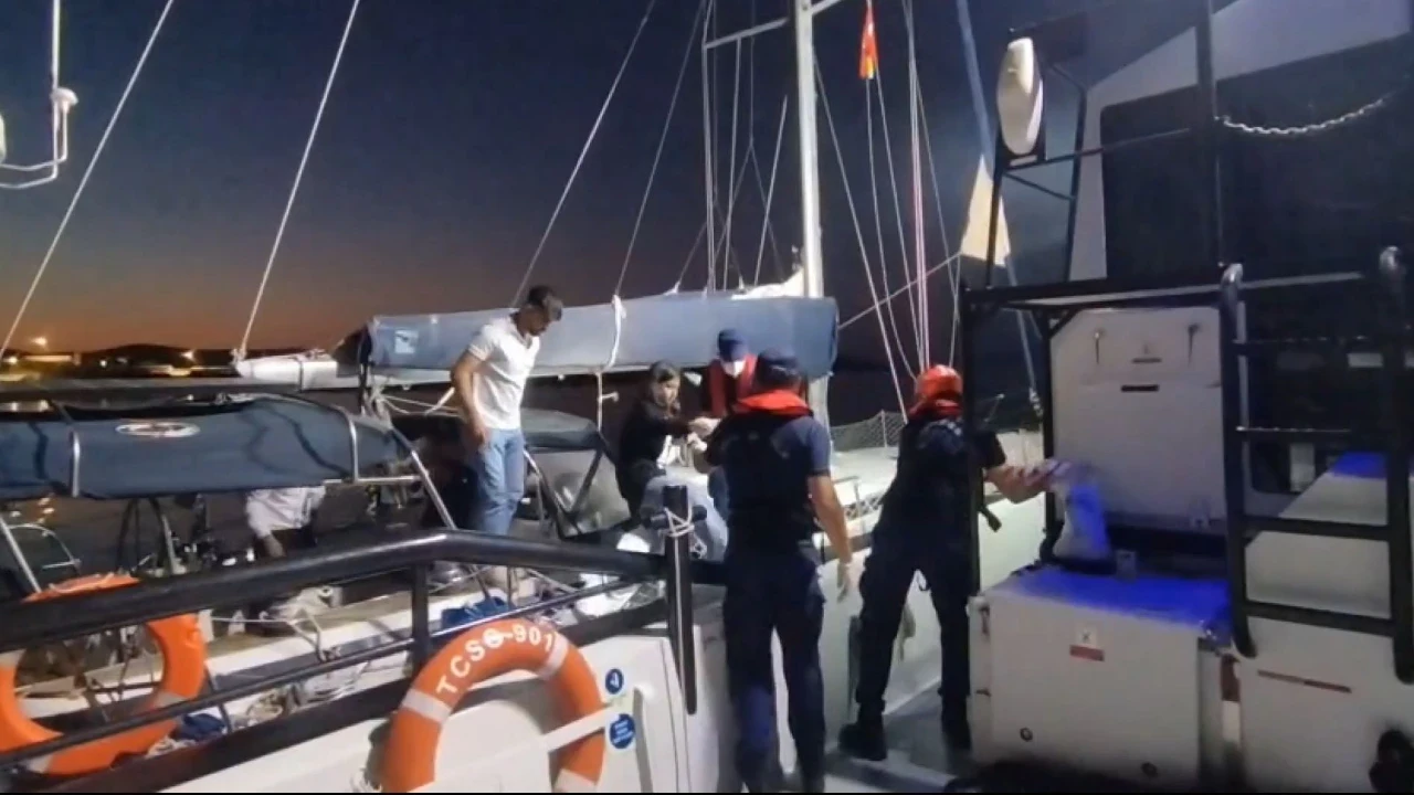 Bodrum açıklarında 67 göçmen yakalandı