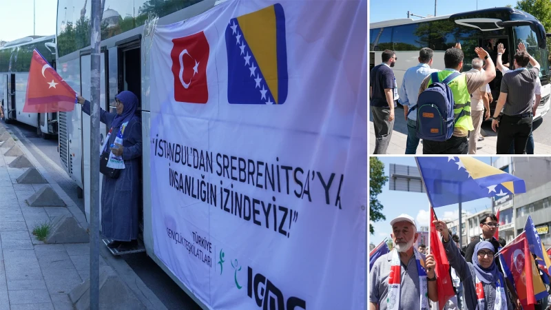 İstanbul'dan yüzlerce öğrenci 'İnsanlığın İzi'ni sürmek için Bosna Hersek'e uğurlandı