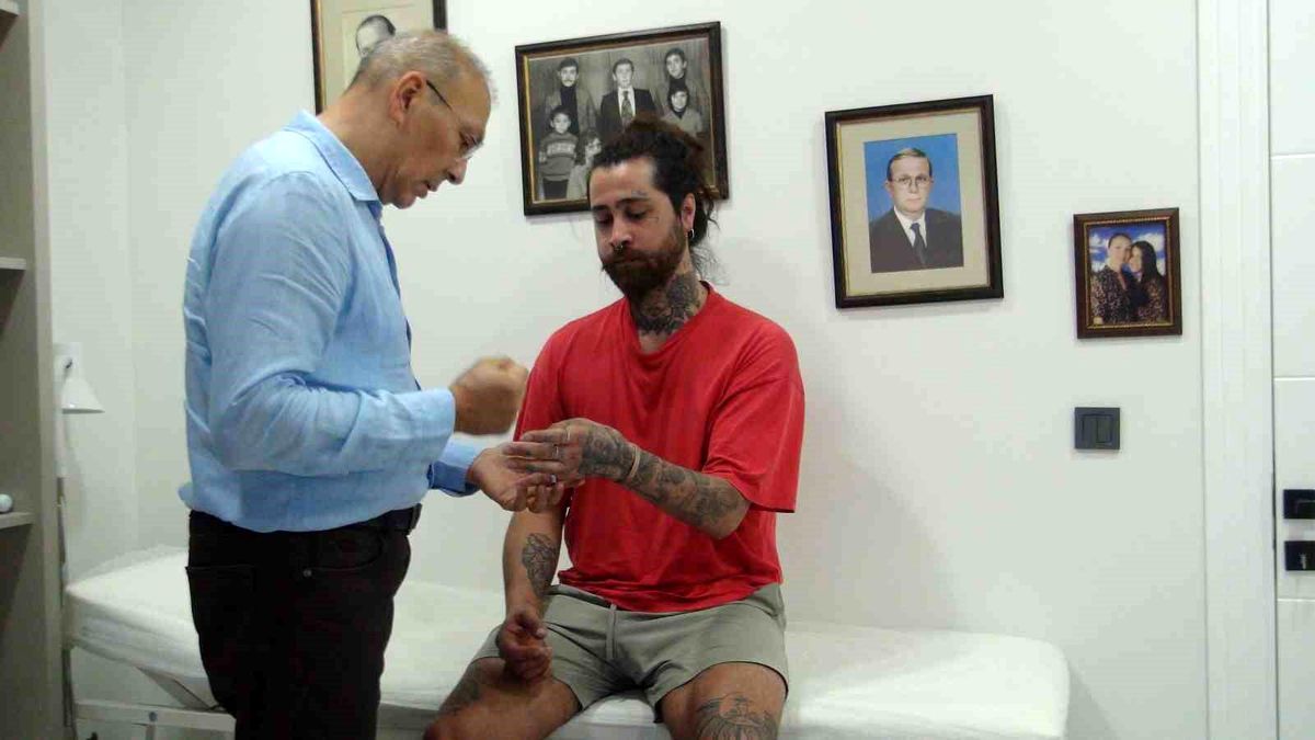 Bileği koptu, doktoru sayesinde hayattan kopmadı