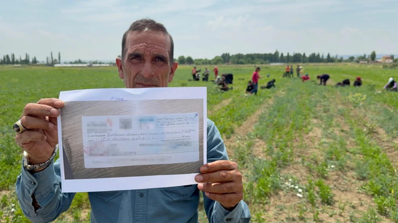 80 günlük emek boşa gitti: Tarla işçilerine verilen çek sahte çıktı