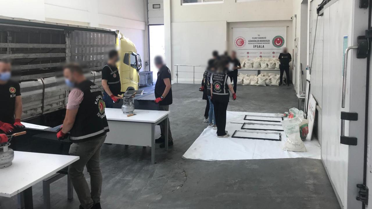 İpsala'da 3 milyar lira değerinde uyuşturucu ele geçirildi
