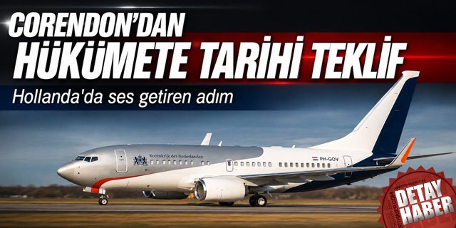 Corendon'dan Hollanda Hükümetine Tarihi Teklif