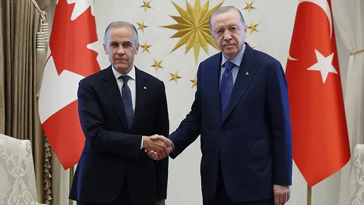 Cumhurbaşkanı Erdoğan, Kanada Başbakanı Carney'i kabul etti