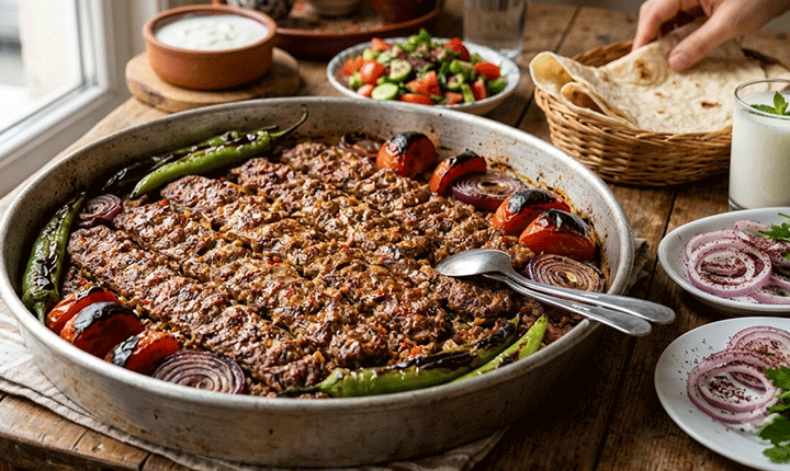 Kıymanın içine 1 kaşık eklemek yetiyor: Tepside Adana kebap tarifi
