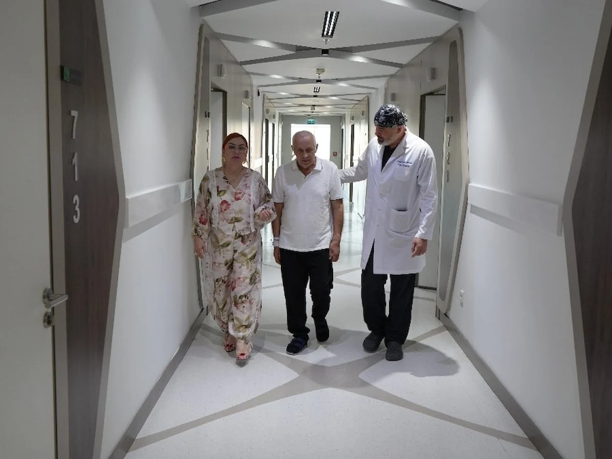 Gürcistan’da komaya girdi, Samsun’da yeniden yürümeyi başardı