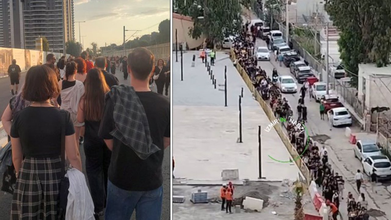Şebnem Ferah’a İzmir’de Büyük İlgi: Konser Alanında Uzayan Kuyruklar Trafiği Kilitledi!