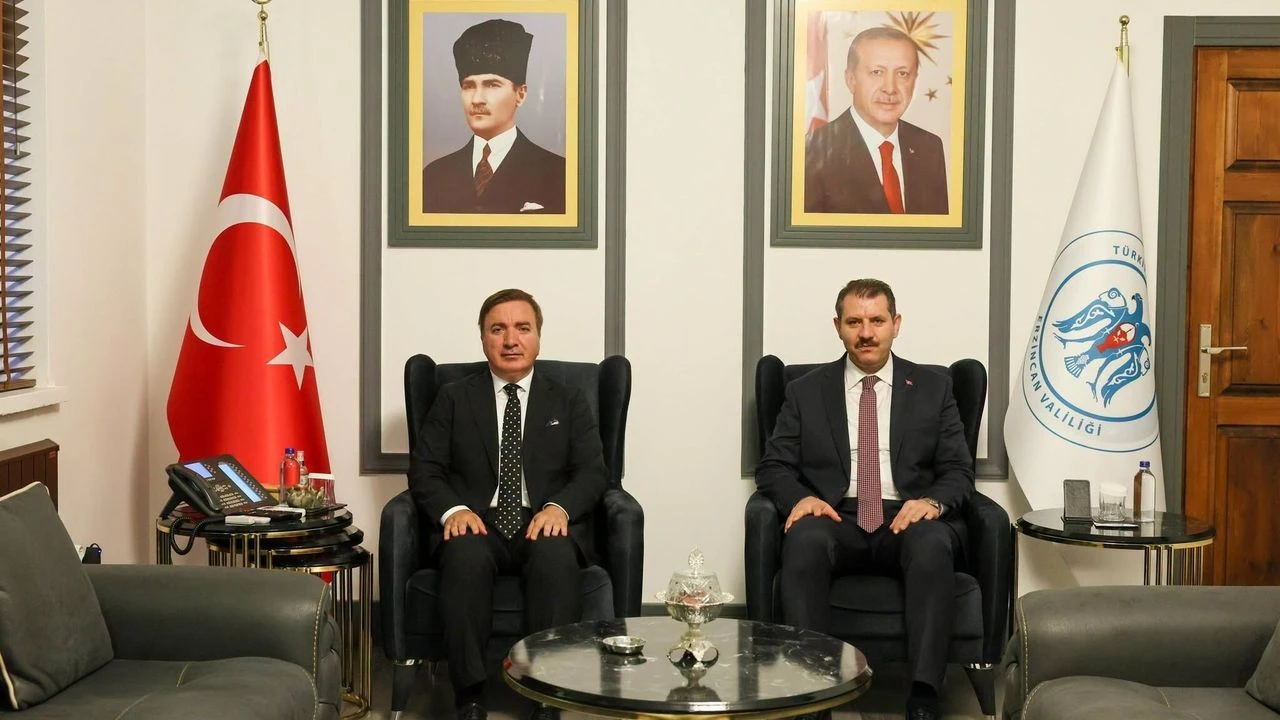 Salih Ayhan Erzincan'da: Vali Aydoğdu ile çalışmaları değerlendirdi