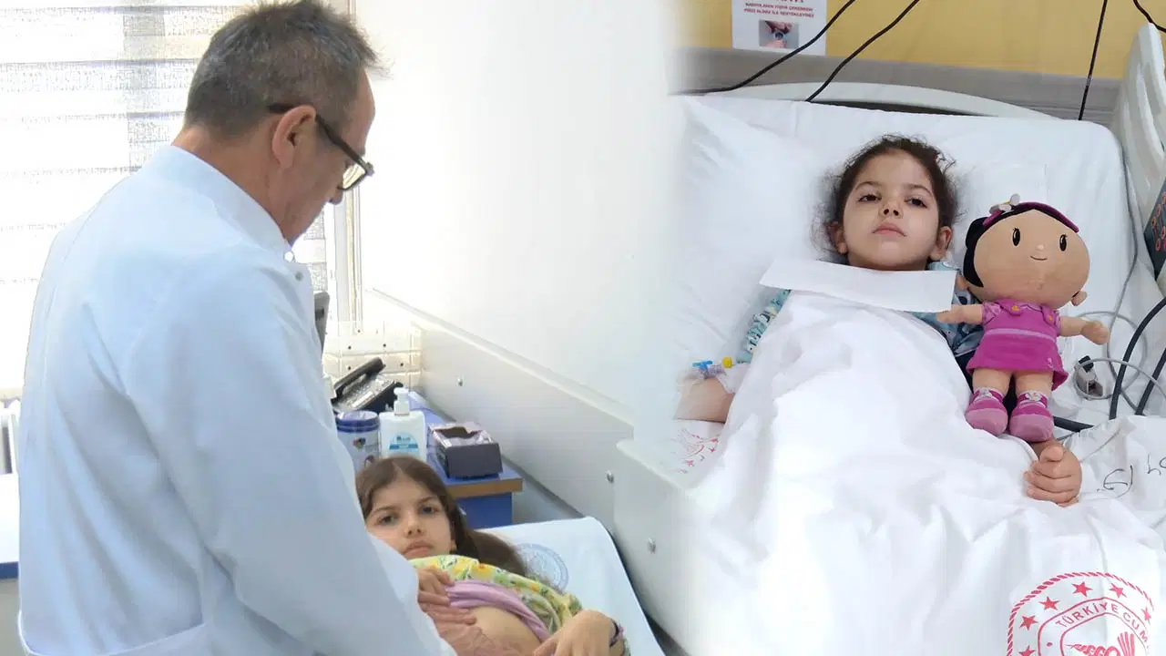 'Mucize' nakille hayata döndürülmüştü: 9 yaşındaki Nisanur, doğum gününü doktorları ile kutladı
