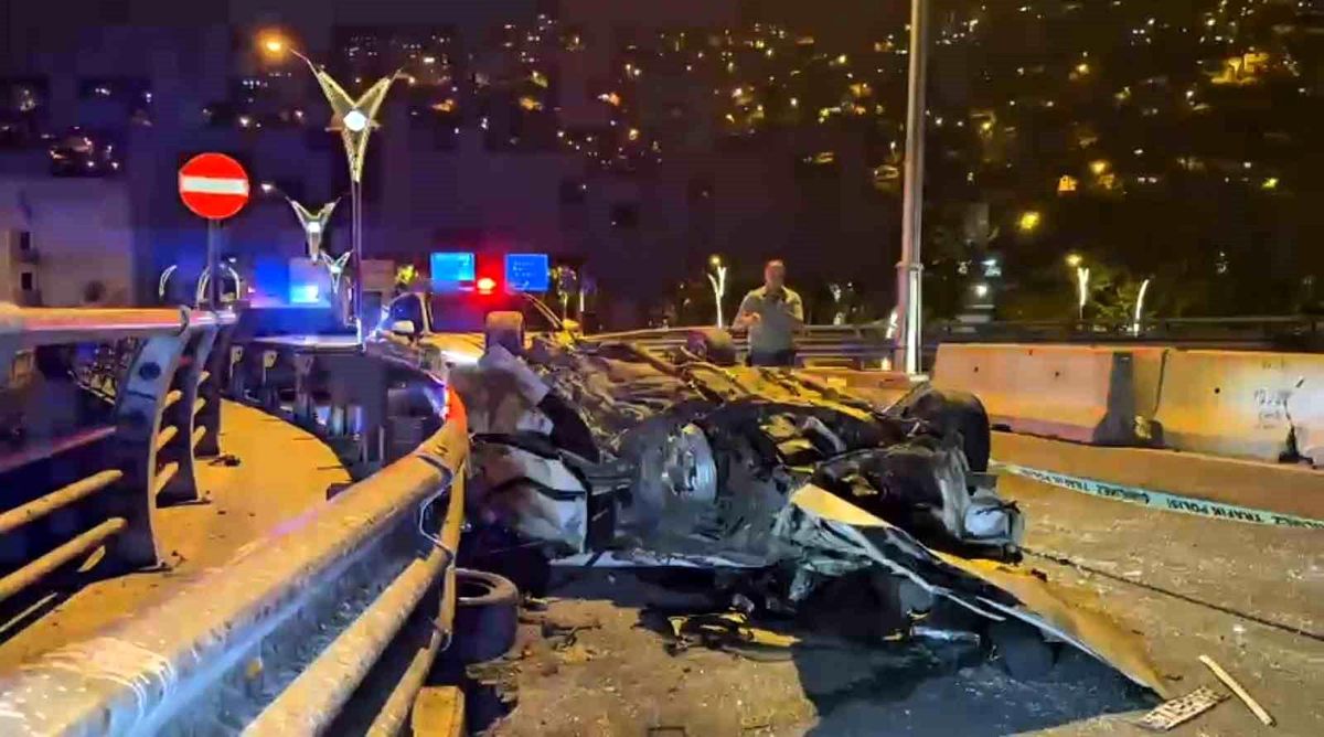Takla atan araç hurda yığınına döndü: 19 yaşındaki sürücü ağır yaralandı