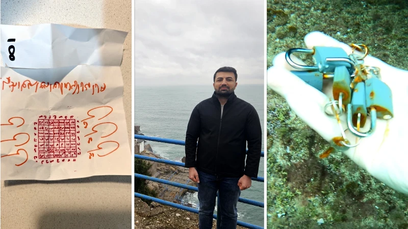 Denizden büyü malzemesi çıkaran dalgıç tehdit edildi