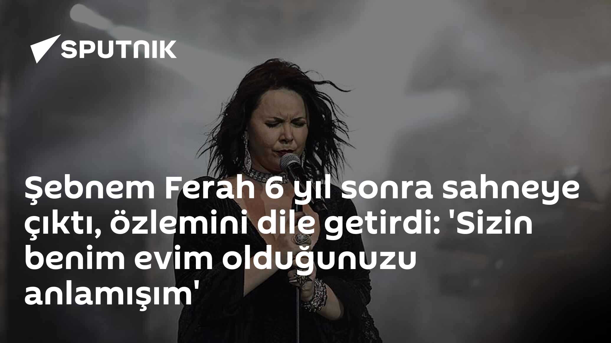 Şebnem Ferah 6 yıl sonra sahneye çıktı, özlemini dile getirdi: 'Sizin benim evim olduğunuzu anlamışım'