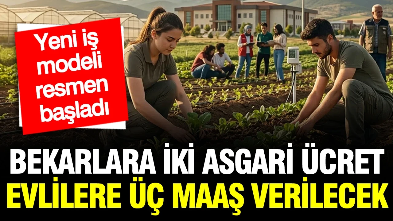 40 bin gence yeni iş modeli resmen başladı: İki asgari ücret maaş verilecek