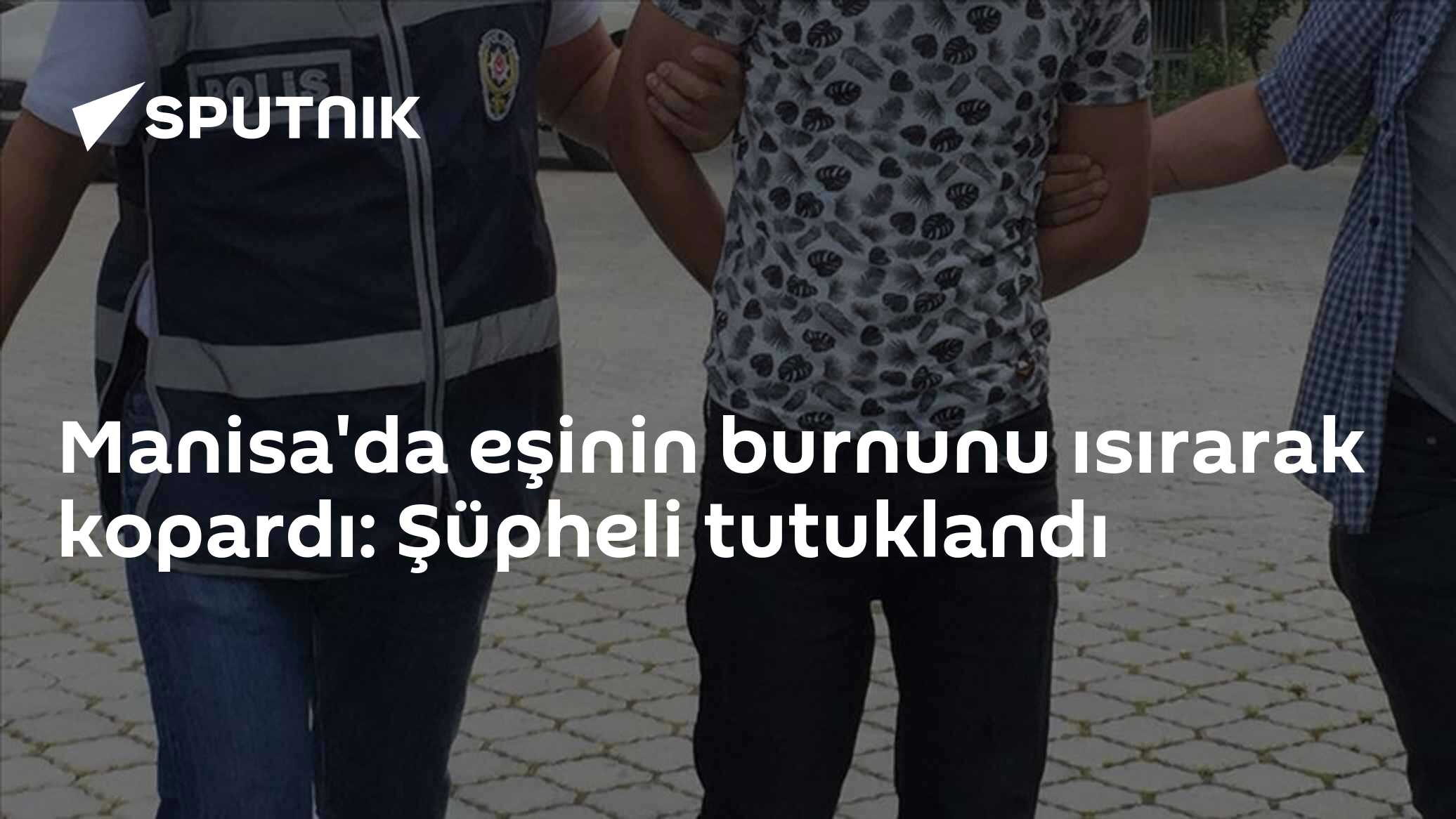 Manisa'da eşinin burnunu ısırarak kopardı: Şüpheli tutuklandı