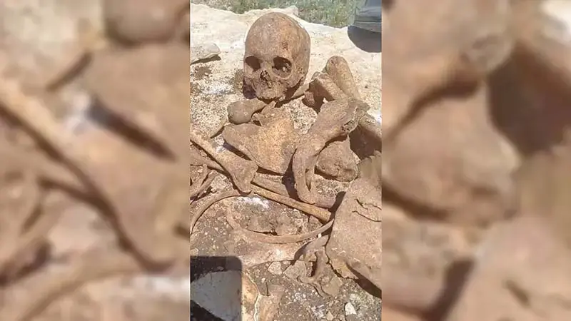 Malatya'da inşaat kazısında insan kemikleri bulundu