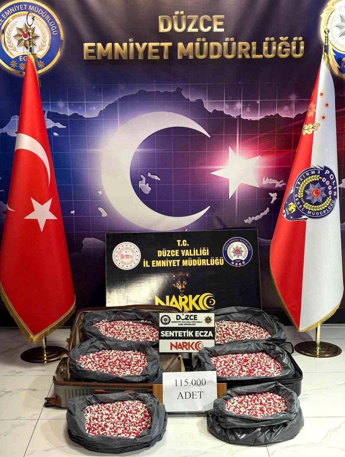 İstanbul'dan Samsun'a uyuşturucu sevkiyatına Düzce polisi 'Dur' dedi