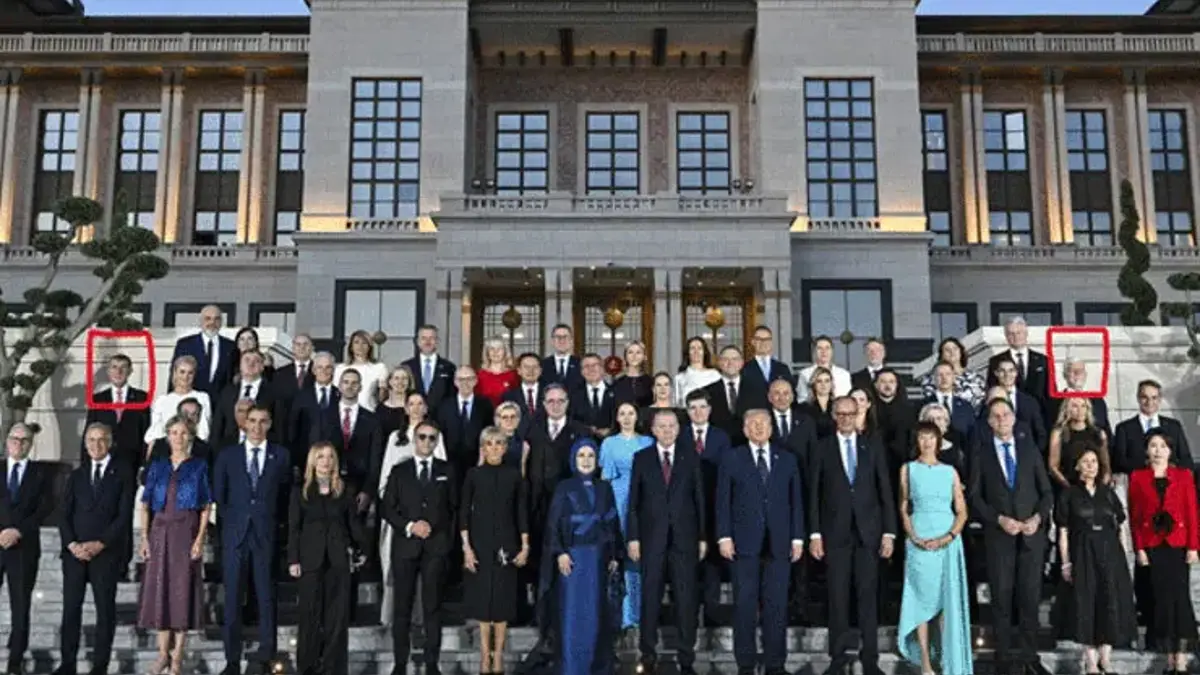 Tek ülke, 2 lider Ankara’da! NATO aile fotoğrafında dikkat çeken detay