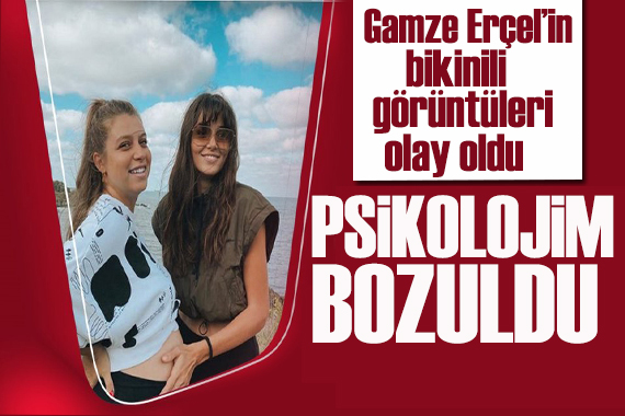 Gamze Erçel Bodrum tatilindeki fotoğraflarına tepki gösterdi