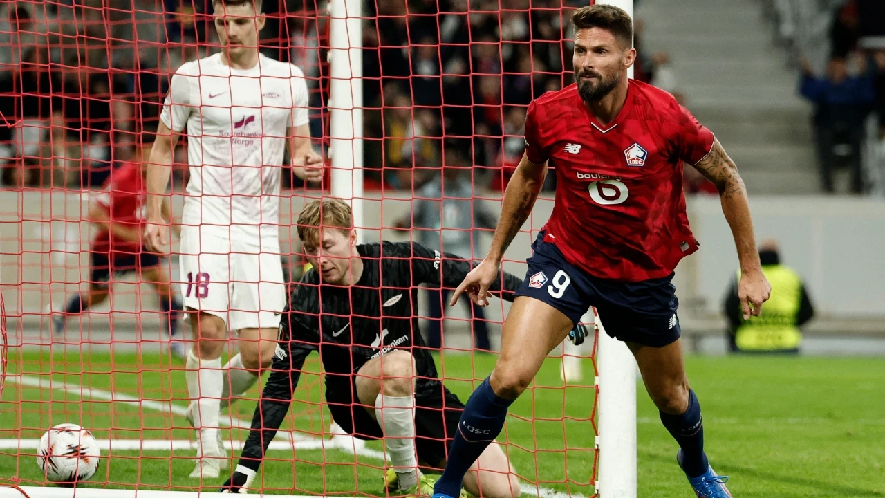 Lille, Olivier Giroud ile devam dedi