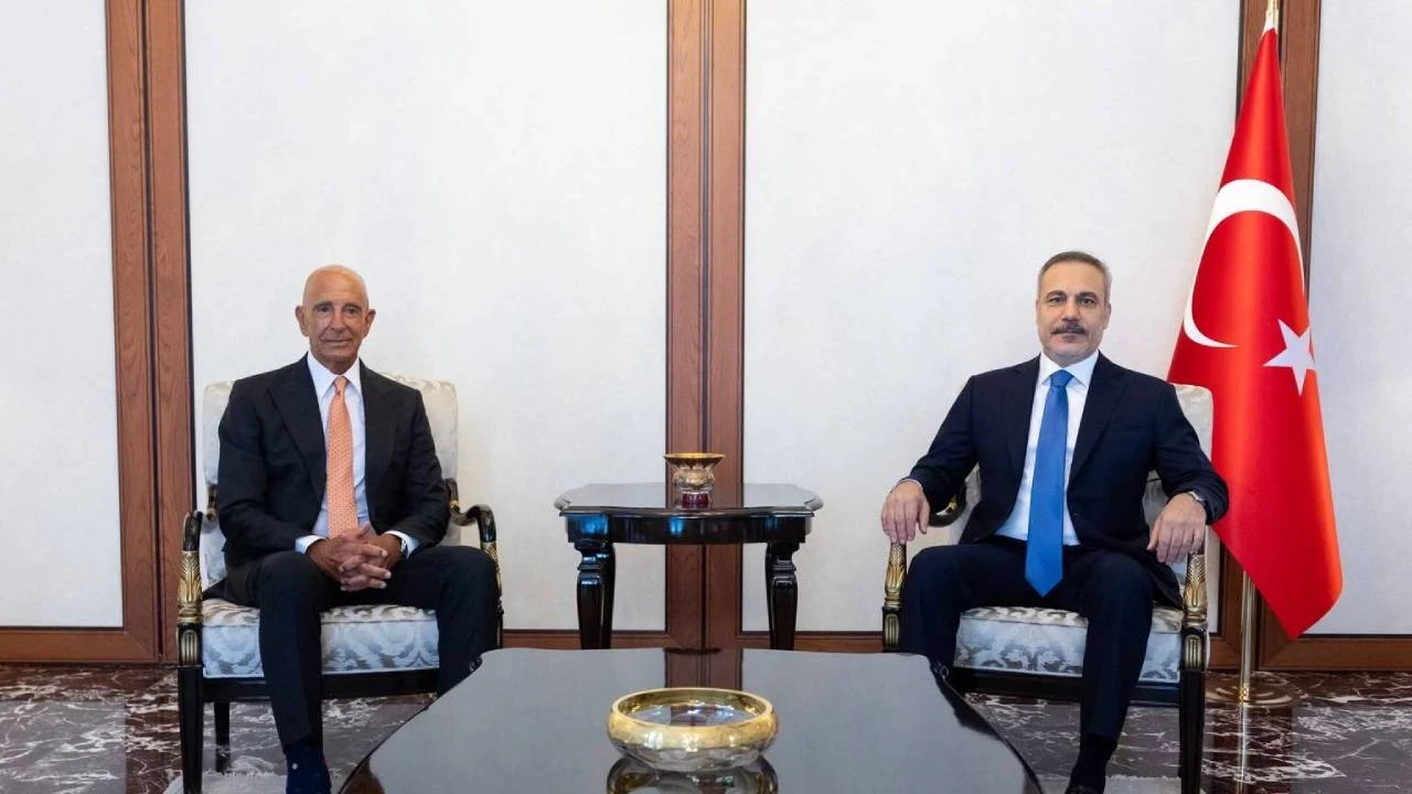 Hakan Fidan, Tom Barrack ile Ankara'da görüştü