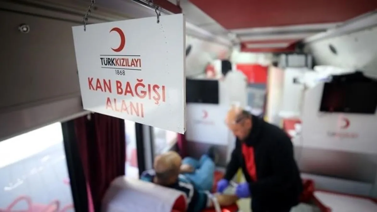 Kızılay'a yılın ilk 5 ayında 1 milyon 246 bin ünite kan bağışlandı