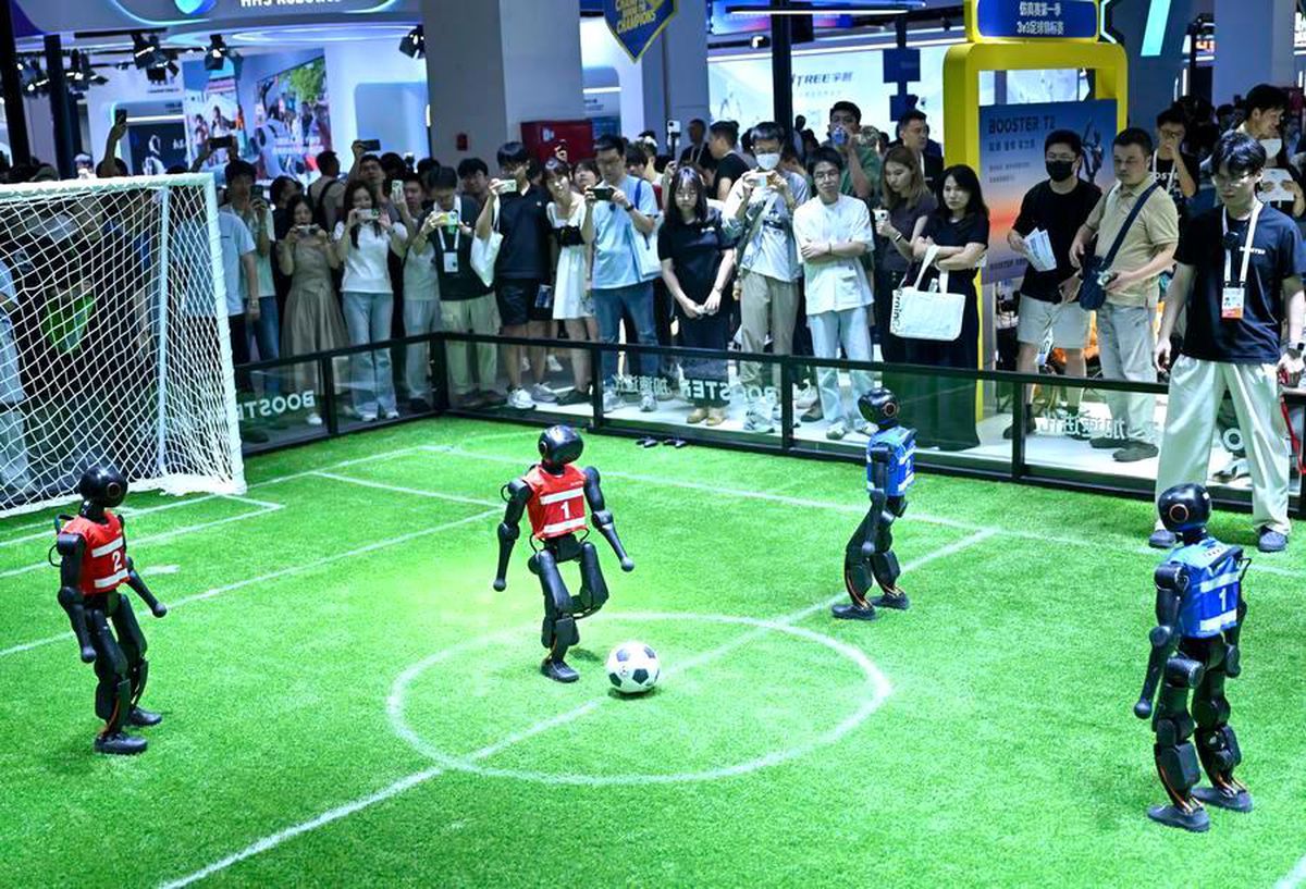 Albüm: Çin'in Shanghai Kentinde Düzenlenen Yapay Zeka Konferansına Robotlar Damga Vurdu