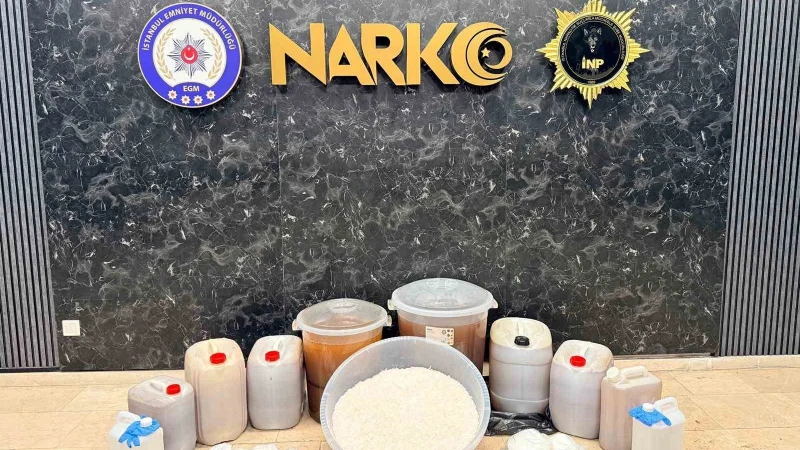 Şişli’de uyuşturucu operasyonu: 239 kilo uyuşturucu ele geçirildi