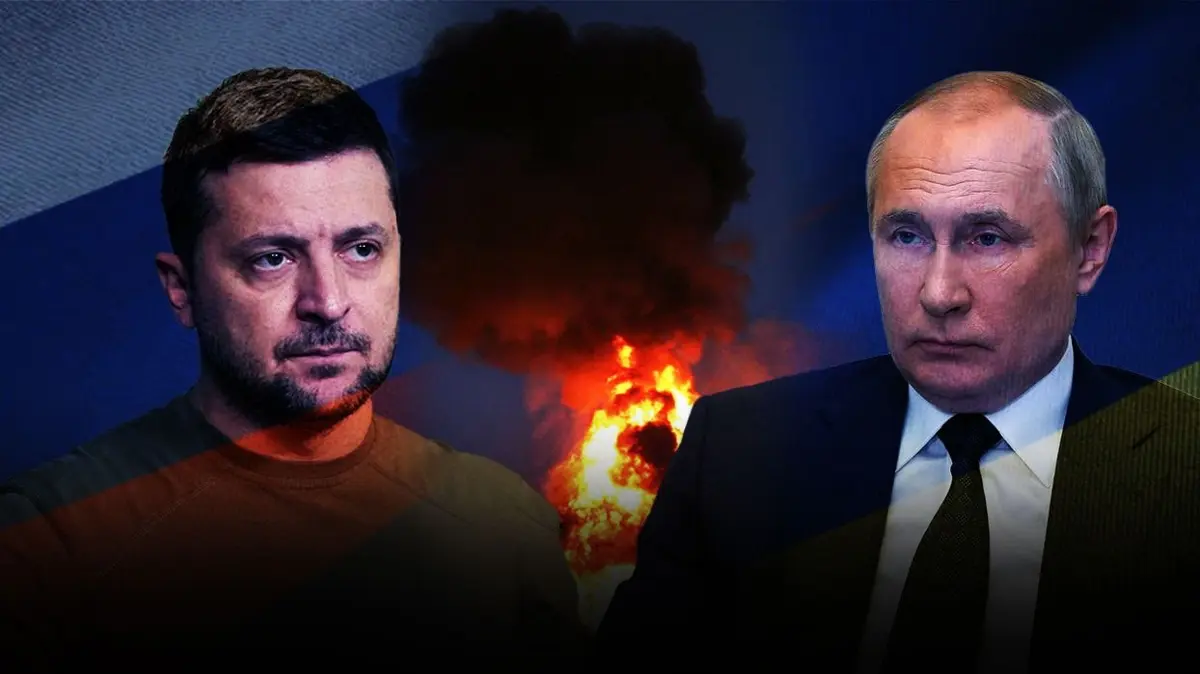 Zelenskiy yıkılan binanın önünden haykırdı: "Putin savaşı kaybediyor"